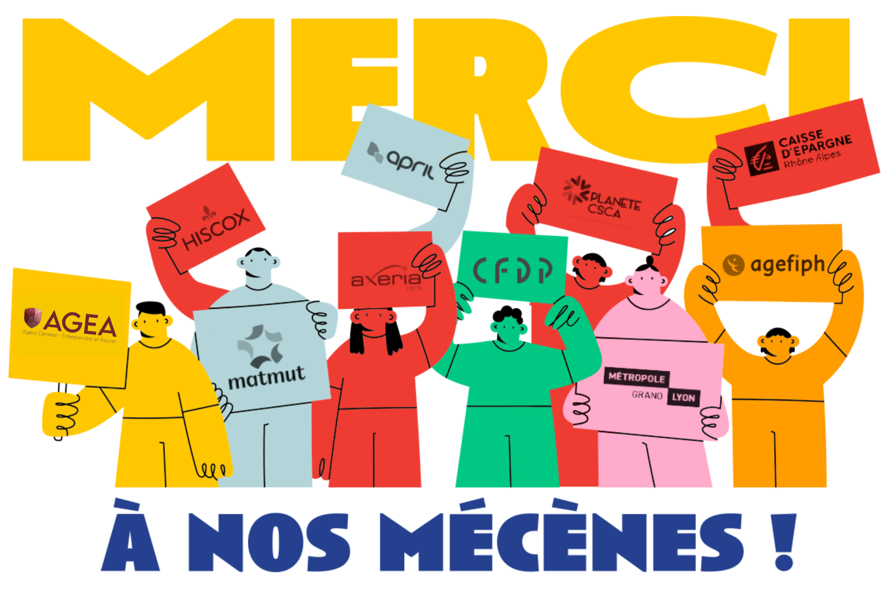 Merci à nos mécènes